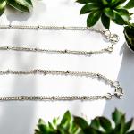 Premium Anklets 925 Silver with Small Ball Design