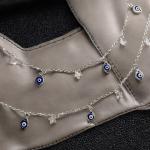 Evil Eye Anklet with Star Shaped Stone