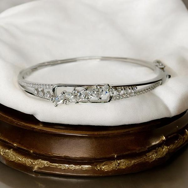 Bracelet with Diamond Sterling Silver 925