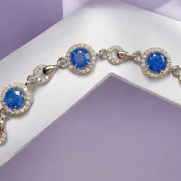 Bracelet with Beautiful Blue Stone