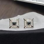 Earrings Square Shape with Diamond