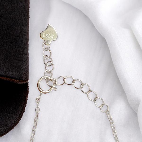 Chain with Infinity Love Pendant and Diamond