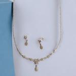 Beautiful Necklace with Pendant and Earrings